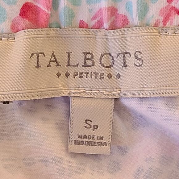 Talbots Elastic Waist Seashell Print Skirt Size SP - Picture 3 of 7